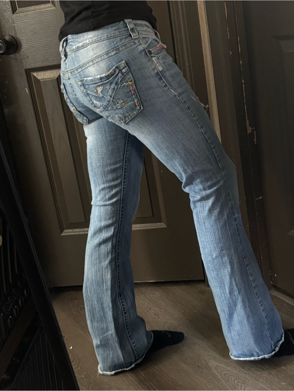Silver Jeans Tuesday Bootcut Jeans size W 28 L 33 Stretch Light Blue Wash s/m